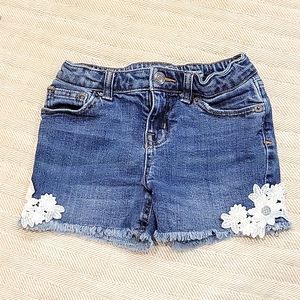 Cat & Jack Denim and Lace Shorts
